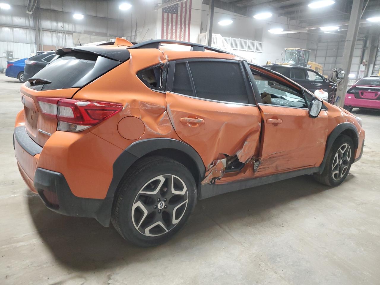 2018 Subaru XV VIN JF2GTALC1JH276063 Copart auction photo, rollover damage thumbnail 3