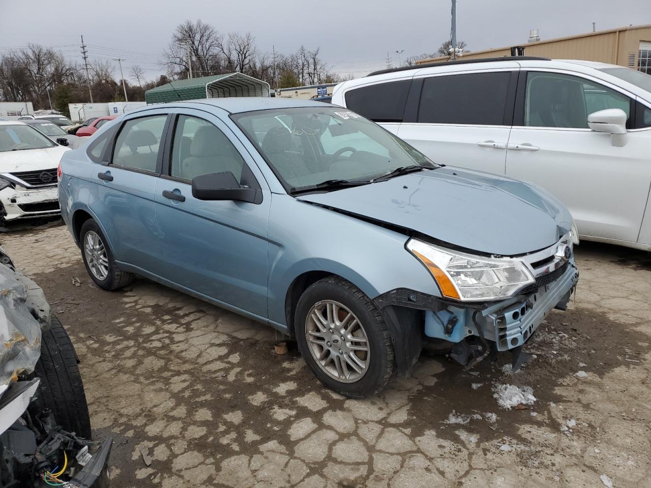 2009 Ford Focus VIN 1FAHP35N19W199774 Copart auction photo, front end damage thumbnail 4