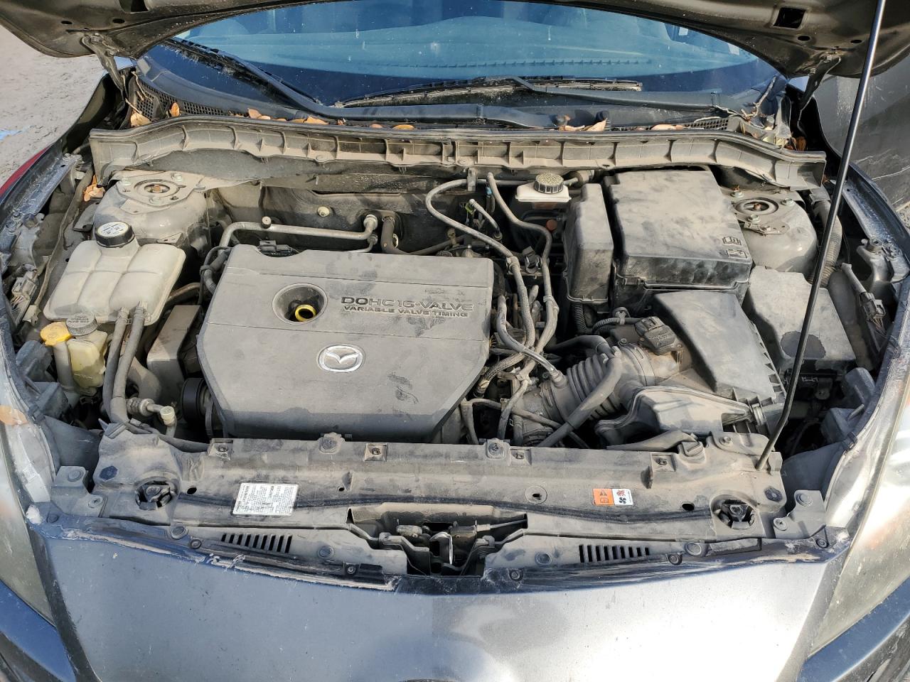 2011 Mazda 3 VIN JM1BL1VF0B1479374 Copart auction photo, side damage thumbnail 11