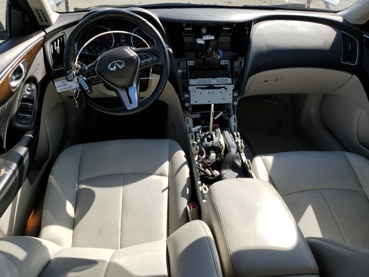 2019 Infiniti Q50 VIN JN1EV7AR9KM554858 Copart auction photo, front end damage thumbnail 8