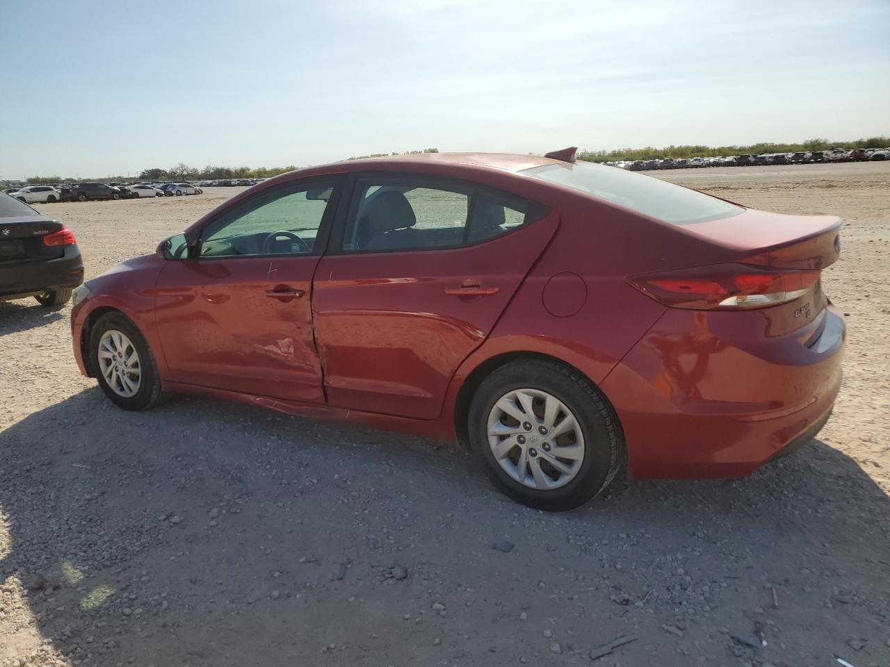 2017 Hyundai Elantra VIN 5NPD74LF5HH164458 Copart auction photo, side damage thumbnail 2