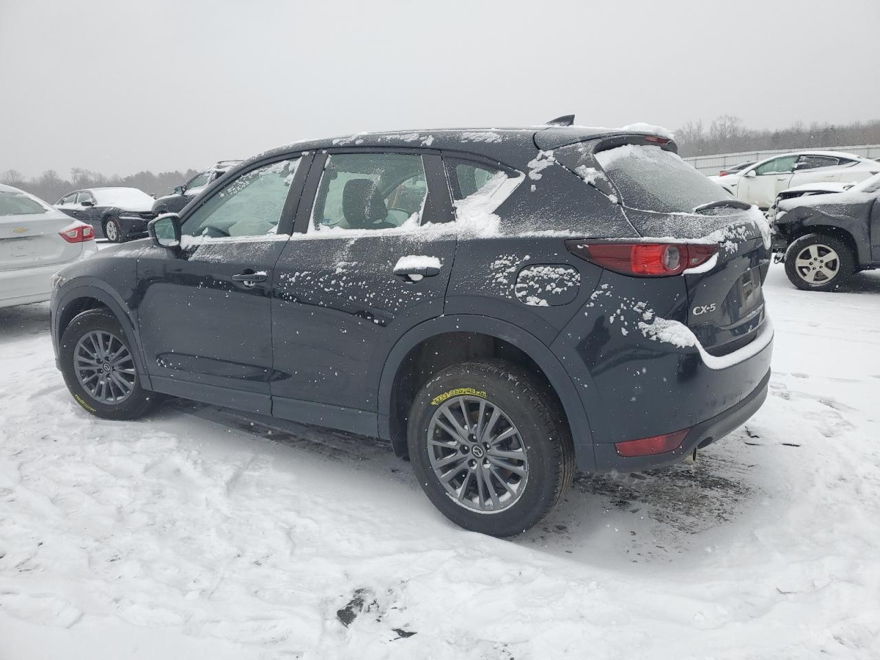 2020 Mazda CX-5 VIN JM3KFABM9L0722656 Copart auction photo, front end / side damage thumbnail 2