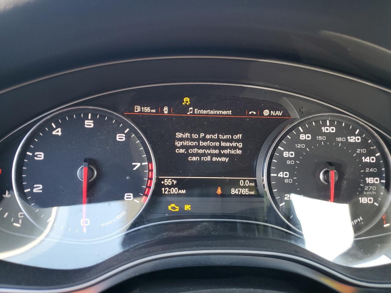 2014 Audi A7 VIN WAU2GAFC1EN153053 Copart auction photo, stripped damage thumbnail 9