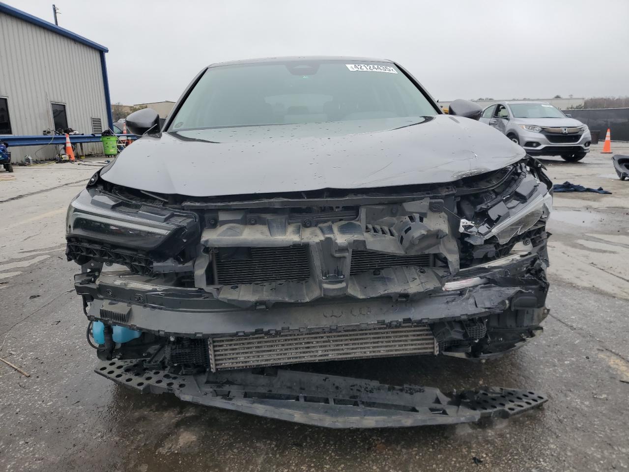 2023 Acura Integra VIN 19UDE4H24PA010858 Copart auction photo, front end / side damage thumbnail 5
