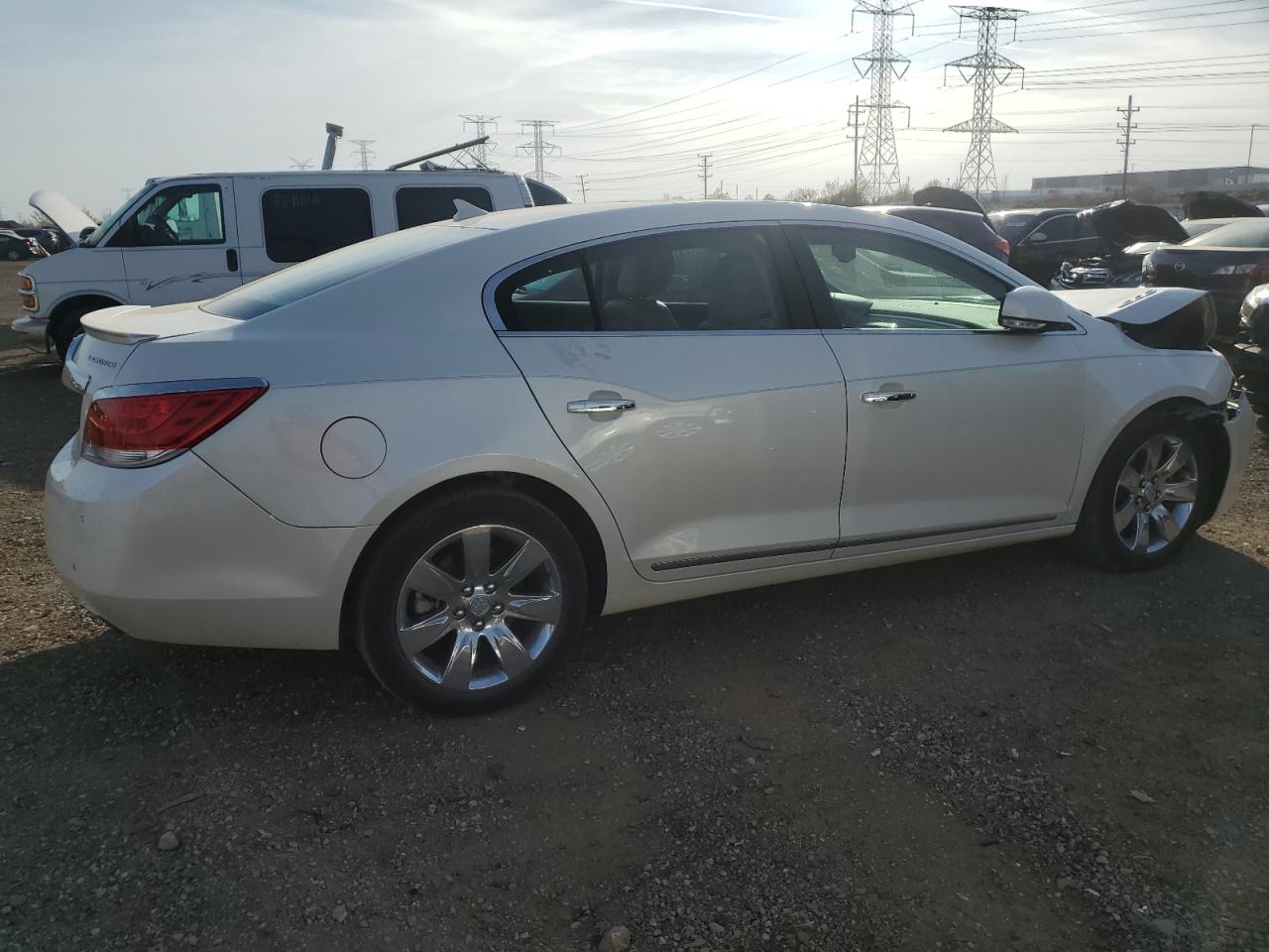 2012 Buick LaCrosse VIN 1G4GD5E31CF215595 Copart auction photo, front end damage thumbnail 3