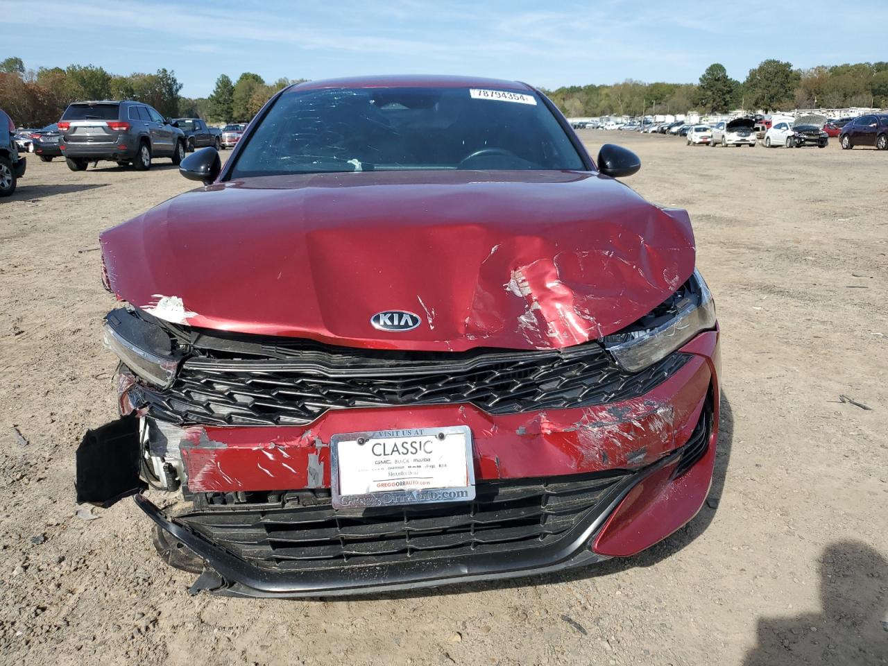 2021 KIA K5 VIN 5XXG64J20MG030849 Copart auction photo, front end / minor dent/scratches damage thumbnail 5