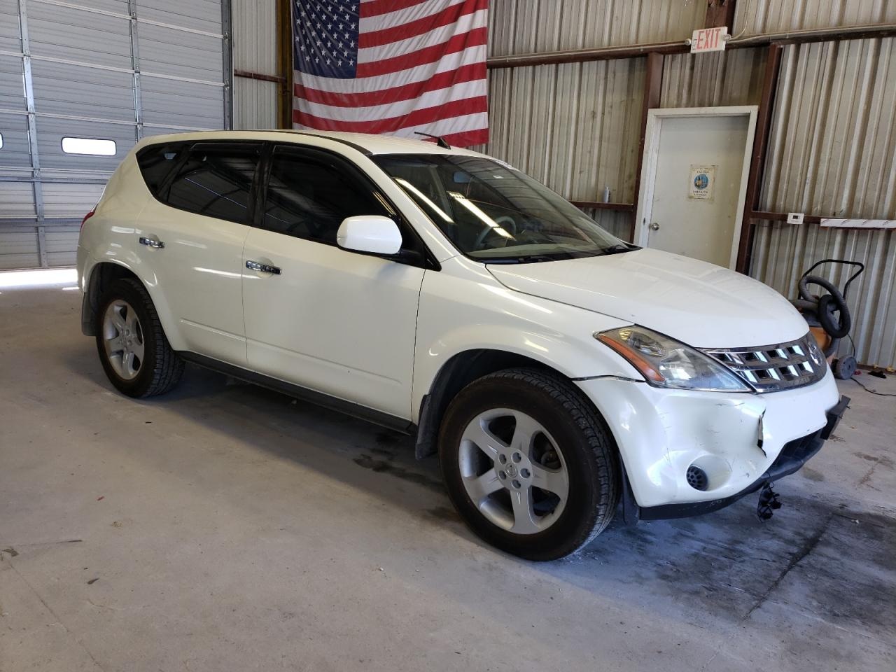 2005 Nissan Murano VIN JN8AZ08W45W442033 Copart auction photo, front end / minor dent/scratches damage thumbnail 4