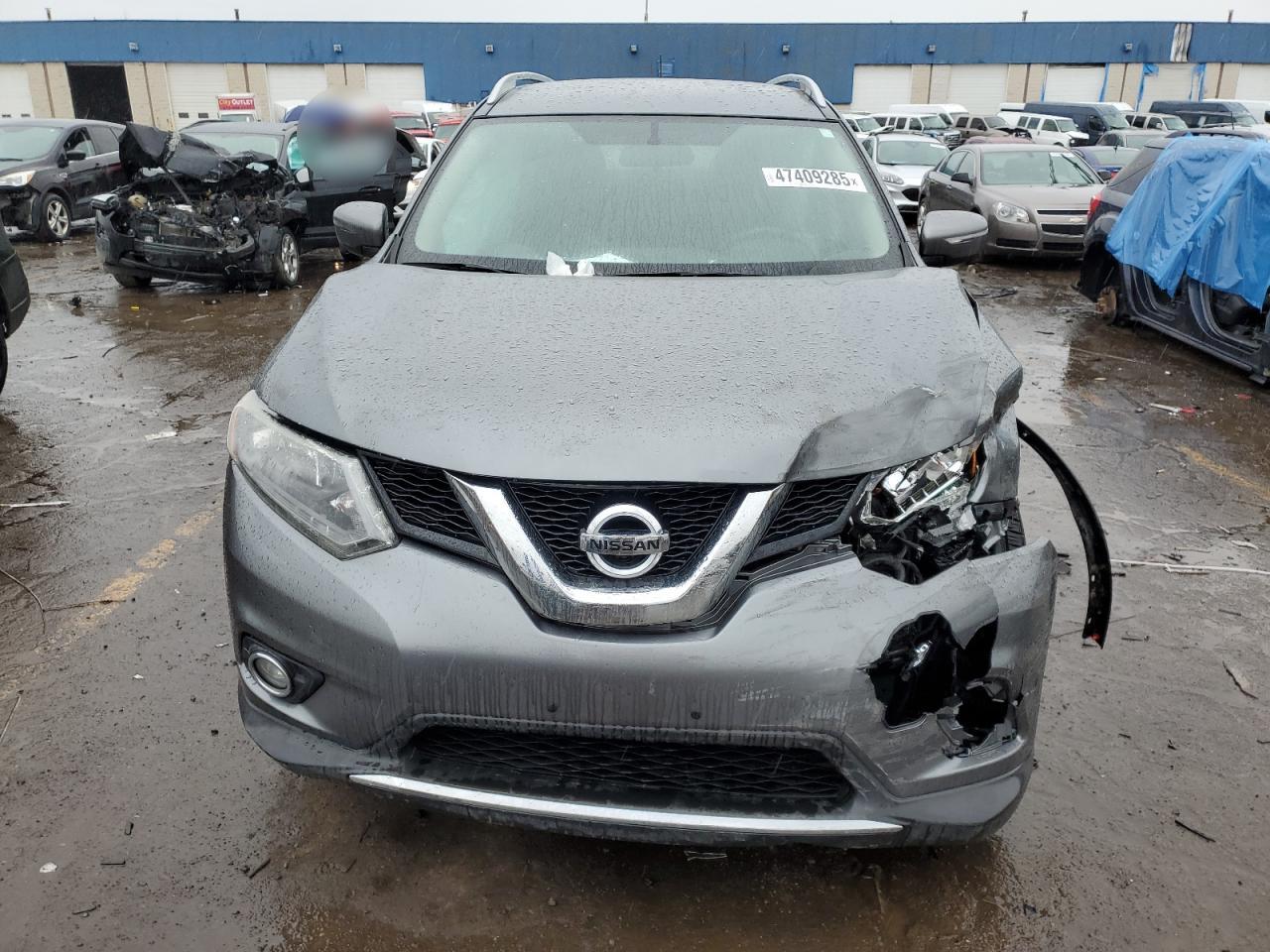 2016 Nissan Rogue VIN 5N1AT2MV1GC738908 Copart auction photo, front end damage thumbnail 5