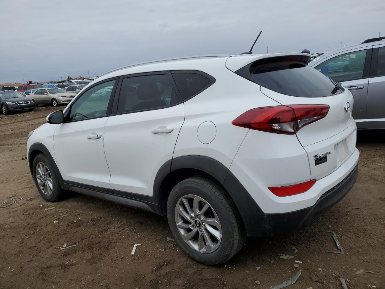 2016 Hyundai Tucson VIN KM8J3CA45GU197731 Copart auction photo, side / front end damage thumbnail 2