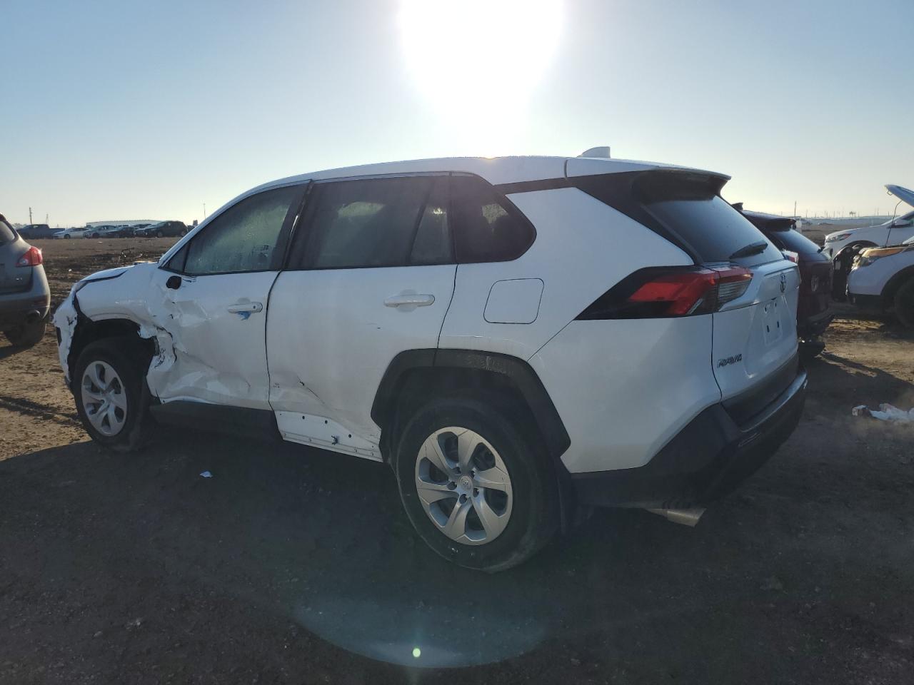 2024 Toyota RAV 4 VIN 2T3H1RFV1RC279377 Copart auction photo, side / front end damage thumbnail 2