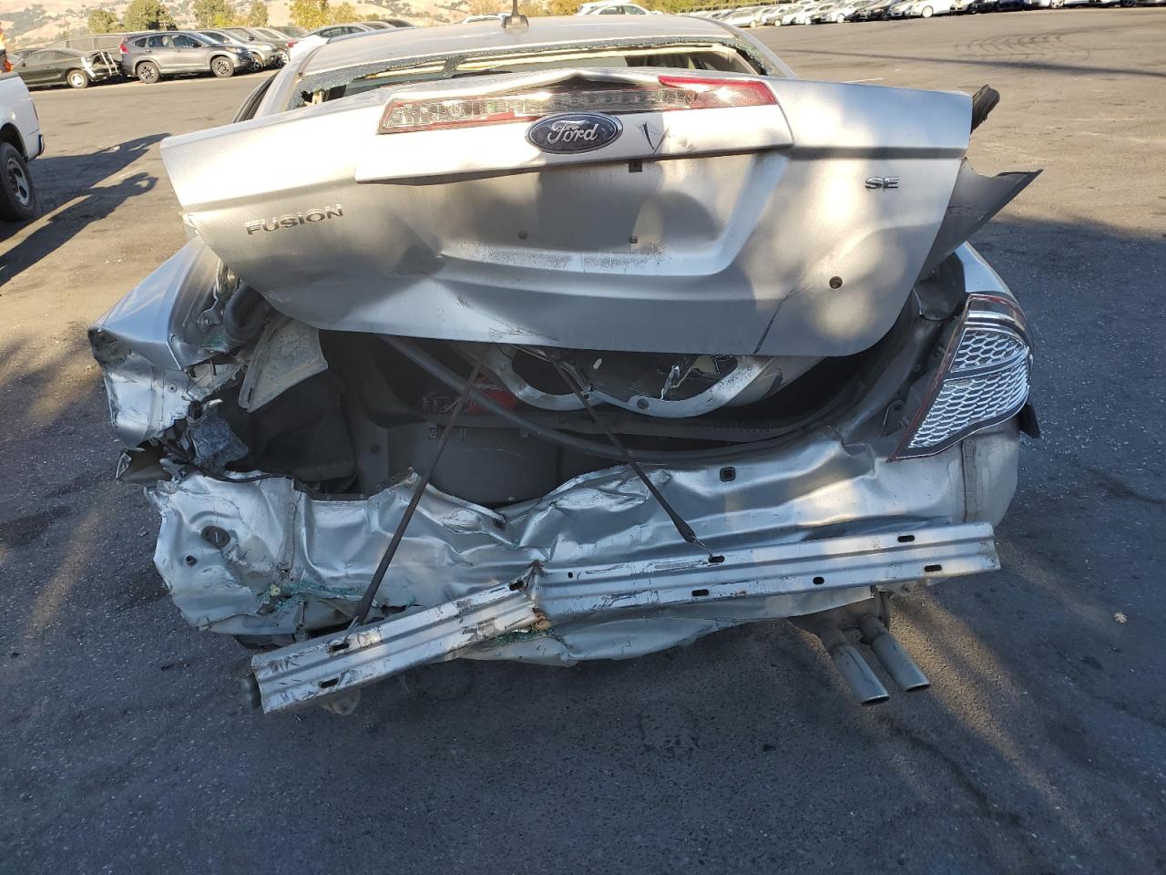 2012 Ford Fusion VIN 3FAHP0HA5CR315866 Copart auction photo, all over damage thumbnail 6