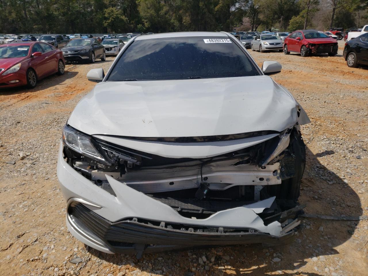 2022 Toyota Camry VIN 4T1C11AK1NU005879 Copart auction photo, front end damage thumbnail 5