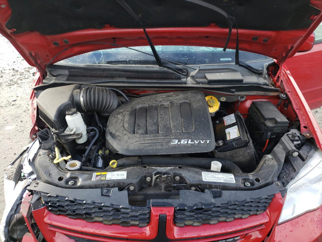 2013 Dodge Caravan VIN 2C4RDGEG6DR807676 Copart auction photo, all over damage thumbnail 13