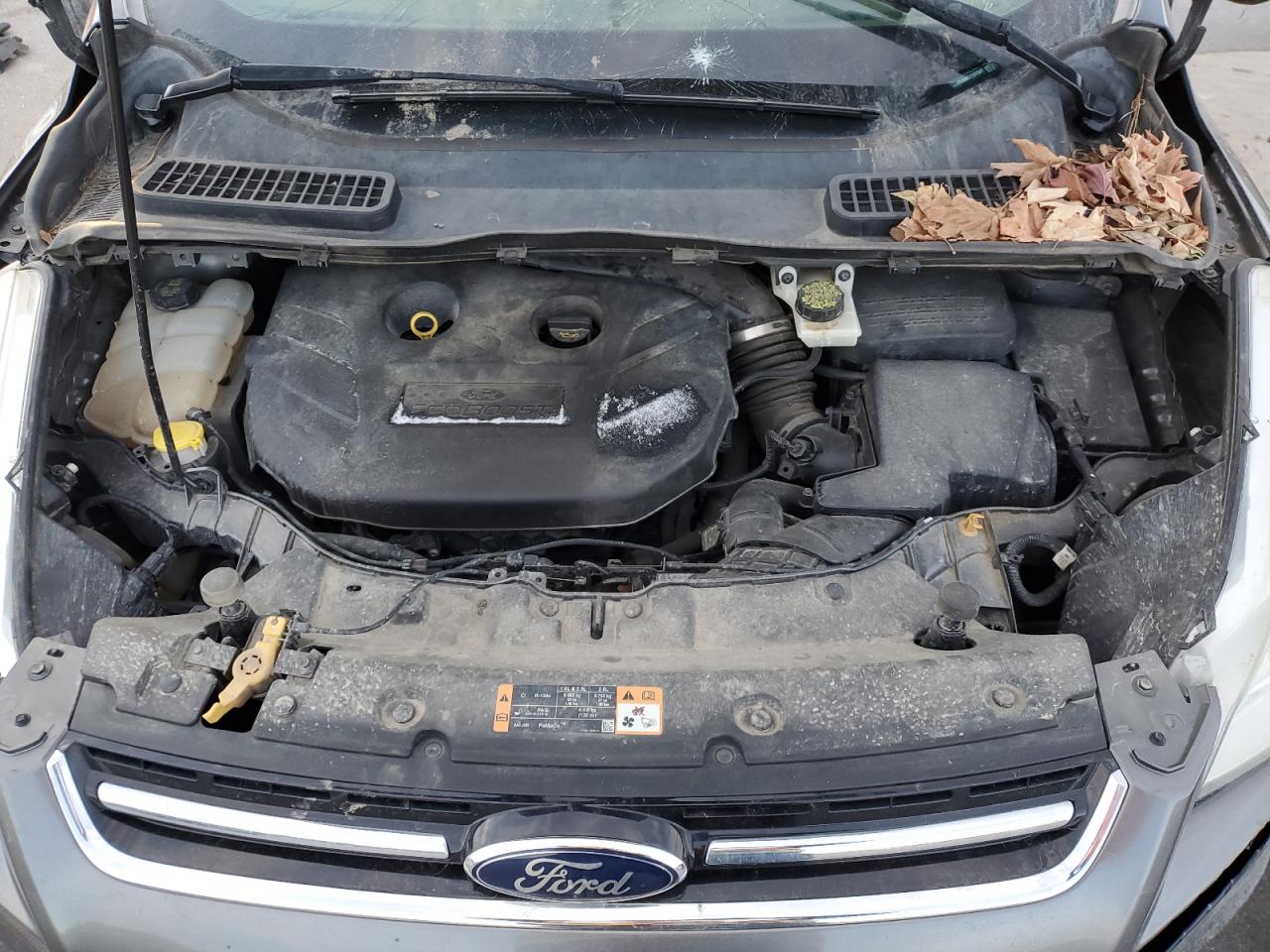 2014 Ford Escape VIN 1FMCU9J98EUD82082 Copart auction photo, all over damage thumbnail 12