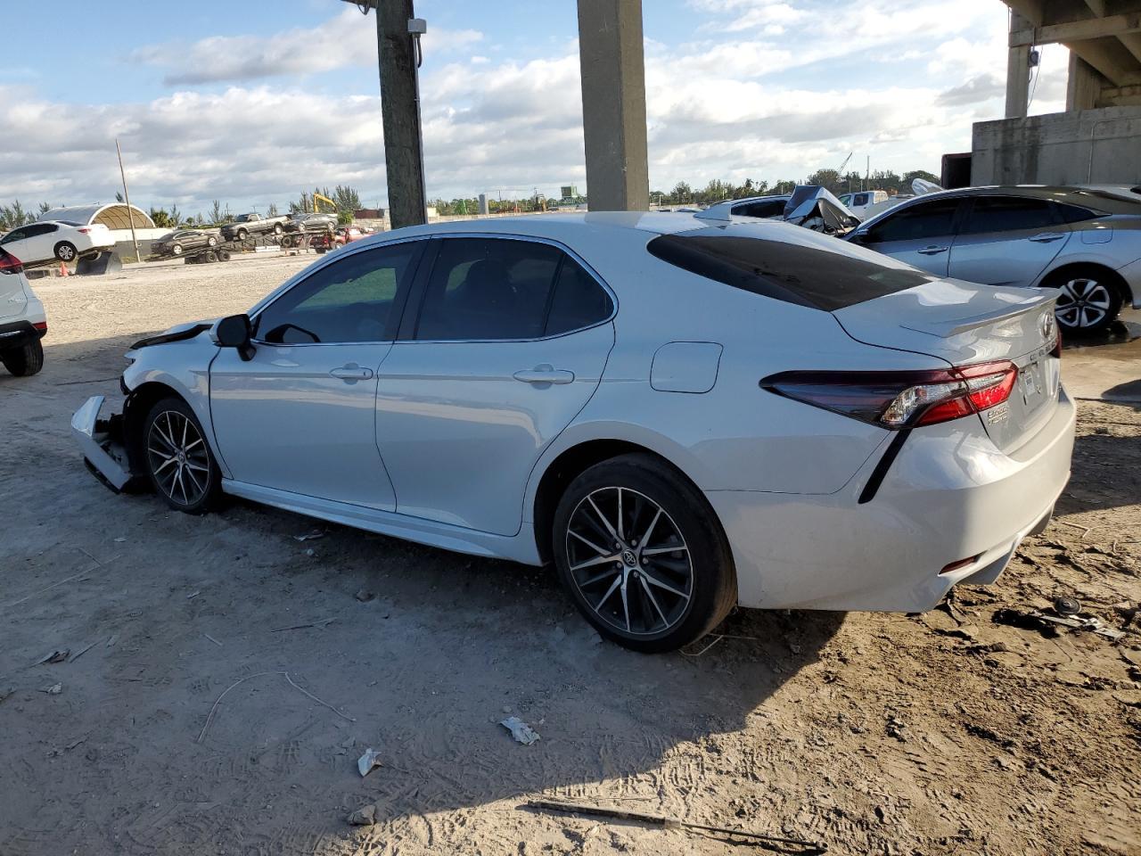 2023 Toyota Camry VIN 4T1G11AK6PU158357 Copart auction photo, front end damage thumbnail 2