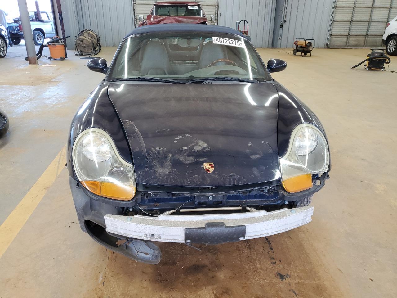 1998 Porsche Boxster VIN WP0CA2985WU623727 Copart auction photo, front end / side damage thumbnail 5