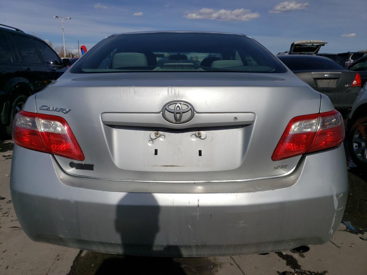 2007 Toyota Camry VIN 4T1BE46K07U618041 Copart auction photo, rear end / hail damage thumbnail 6