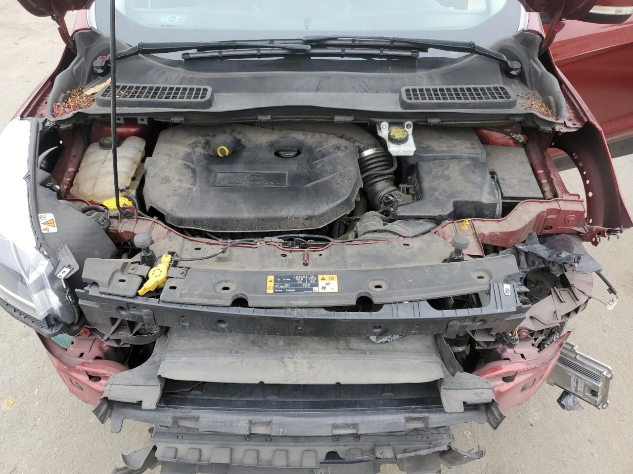 2015 Ford Escape VIN 1FMCU9J97FUB07689 Copart auction photo, front end damage thumbnail 11