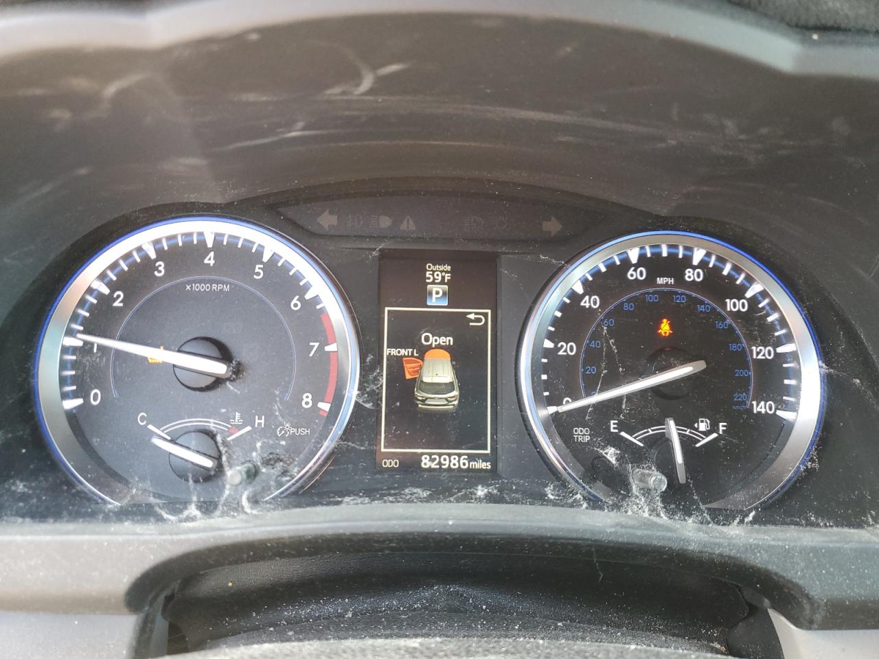 2015 Toyota Highlander VIN 5TDJKRFH1FS190445 Copart auction photo, front end / rear end damage thumbnail 9