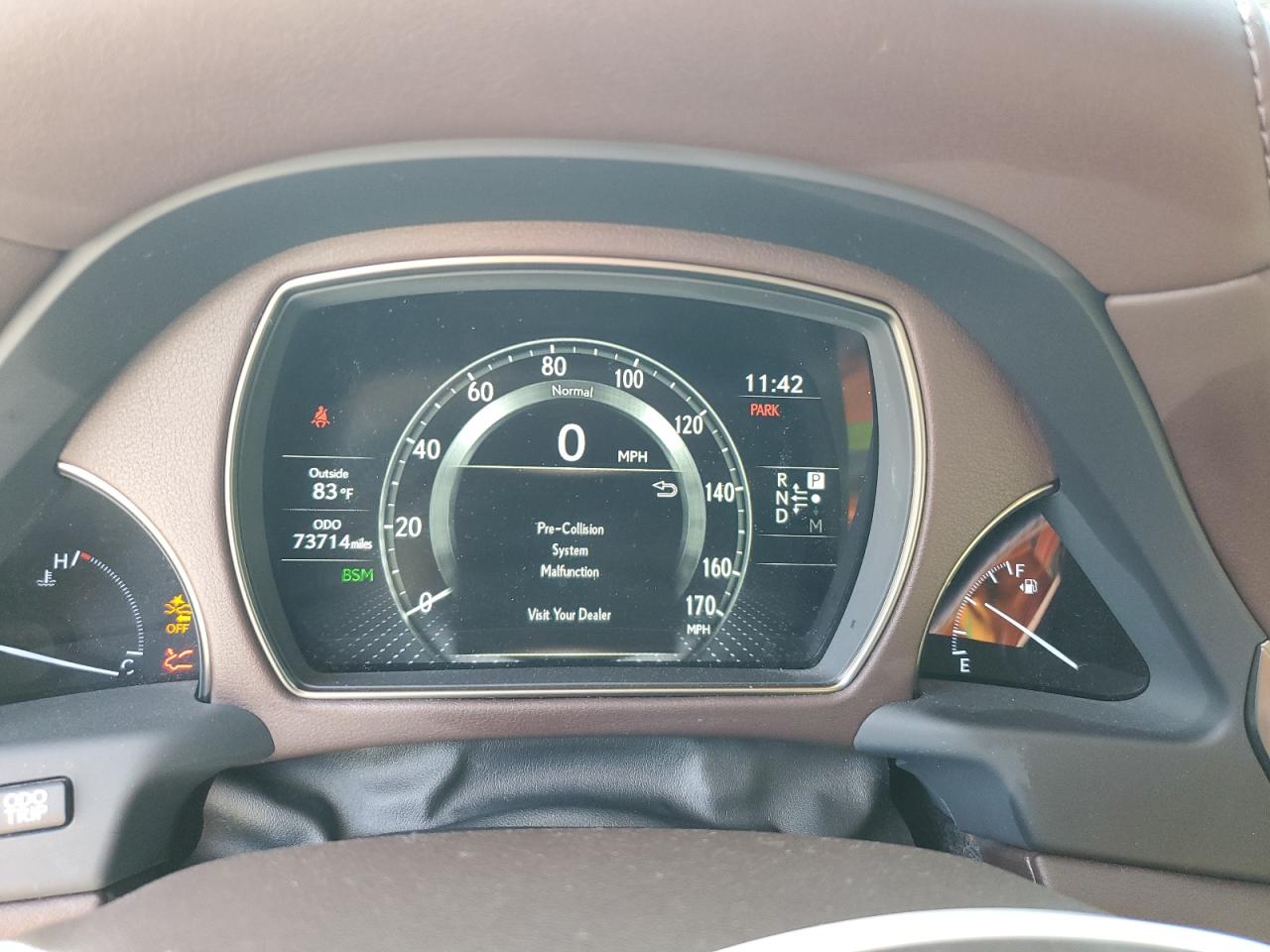 2019 Lexus LS VIN JTHB51FF8K5008119 Copart auction photo, front end damage thumbnail 9