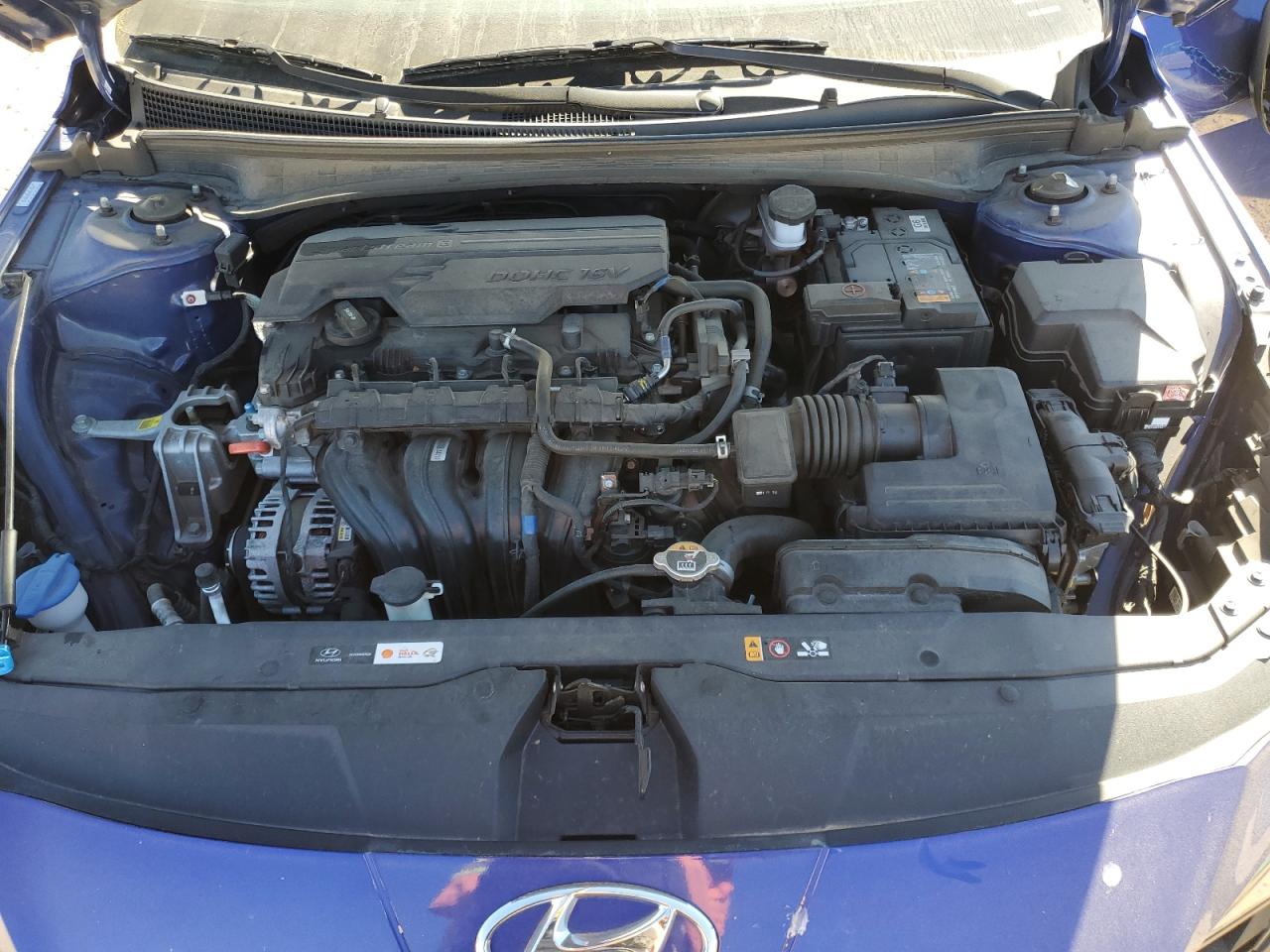 2022 Hyundai Elantra VIN KMHLS4AG9NU293239 Copart auction photo, rear end / side damage thumbnail 11
