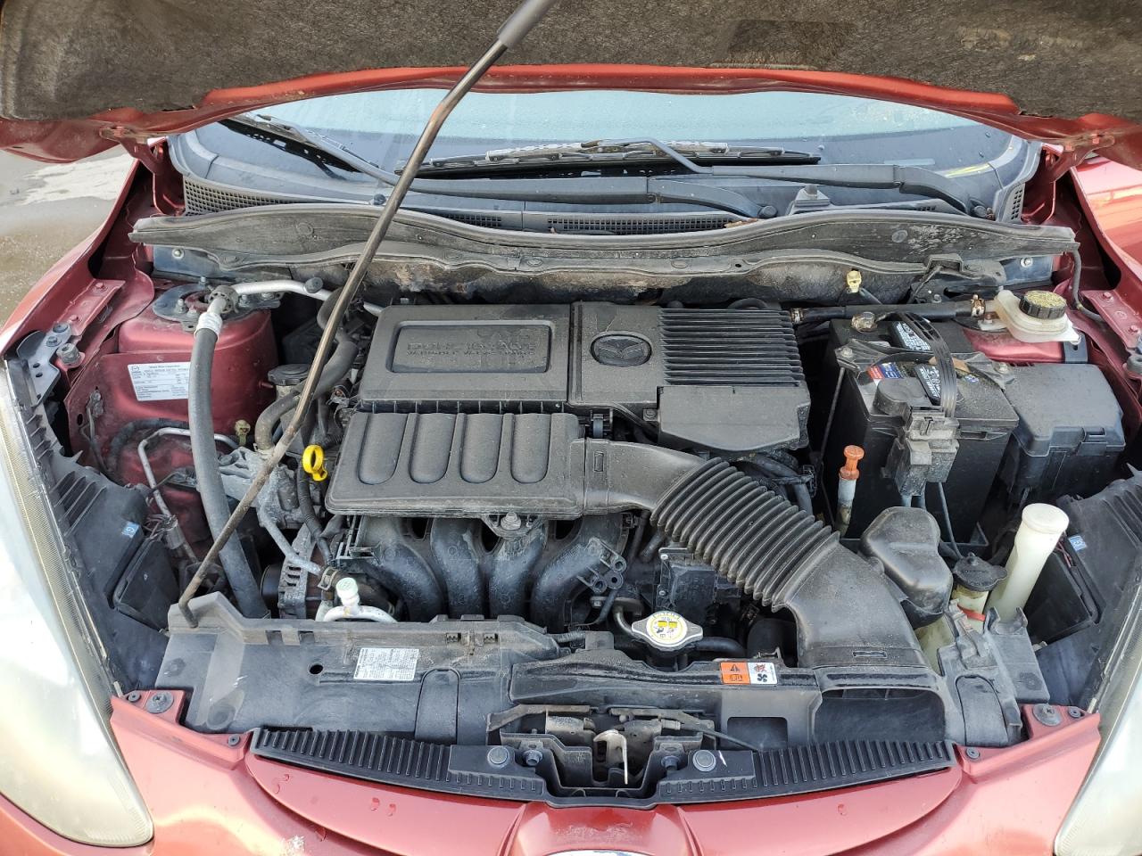 2014 Mazda 2 VIN JM1DE1KYXE0181708 Copart auction photo, rear end / side damage thumbnail 12