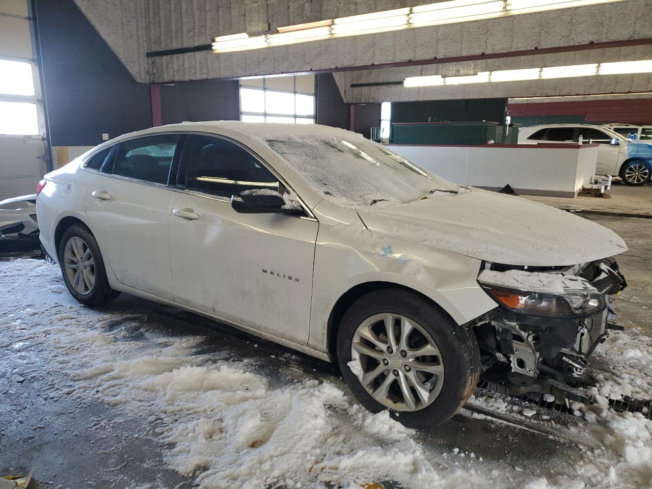 2016 Chevrolet Malibu VIN 1G1ZE5ST4GF235255 Copart auction photo, front end / side damage thumbnail 4