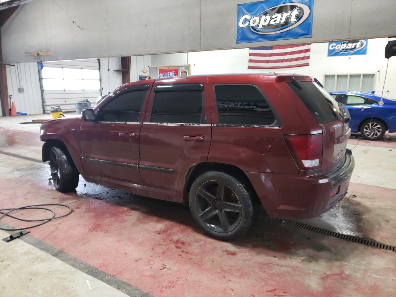 2008 Jeep Grand Cherokee VIN 1J8HR78368C223758 Copart auction photo, front end damage thumbnail 2