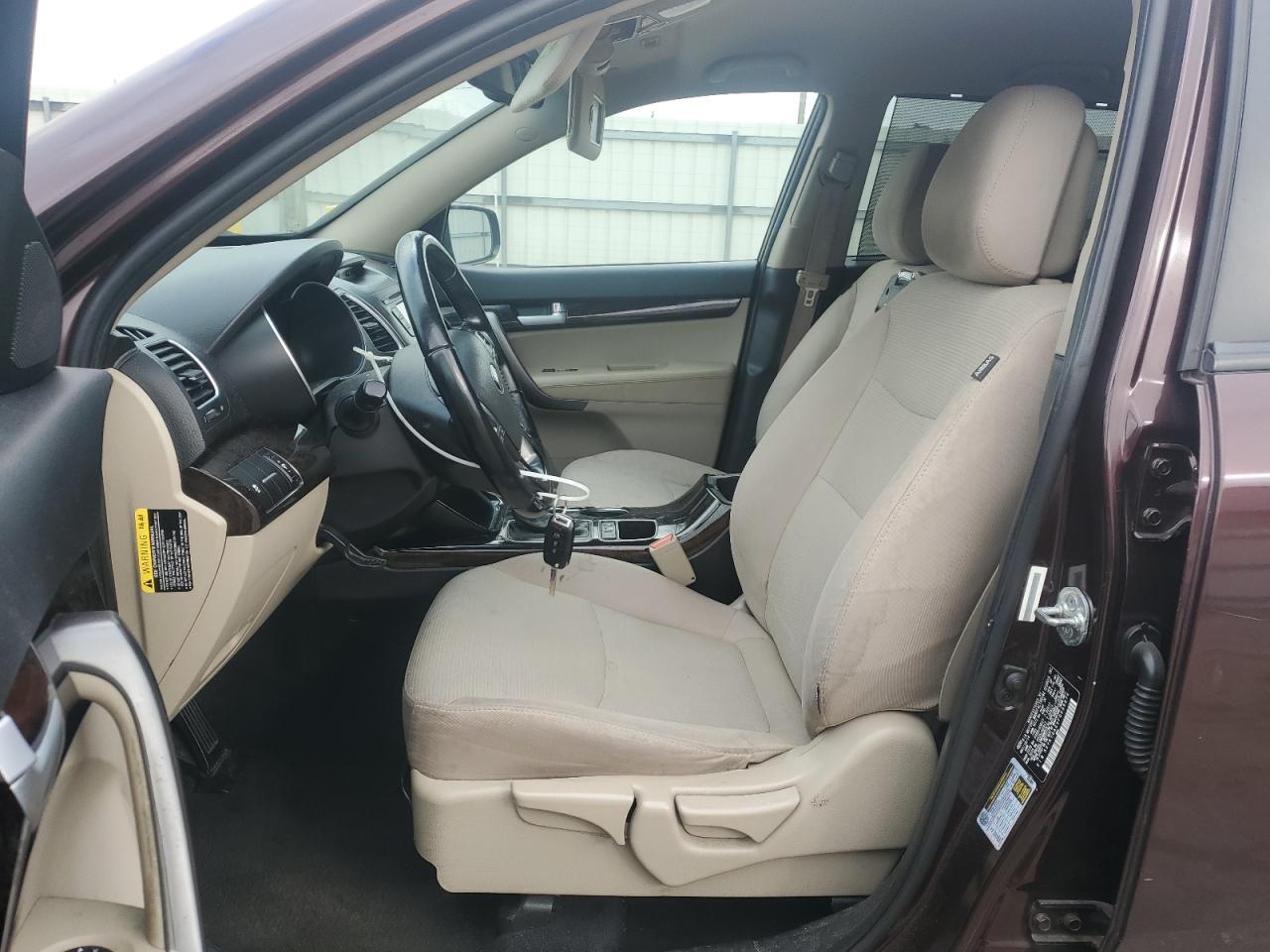 2015 KIA Sorento VIN 5XYKT4A6XFG599874 Copart auction photo, rear end / side damage thumbnail 7