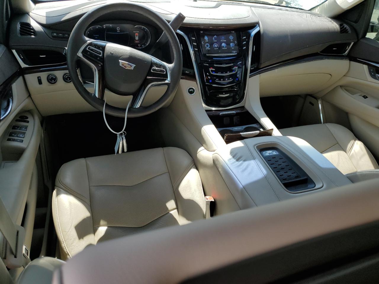 2017 Cadillac Escalade VIN 1GYS4BKJXHR378407 Copart auction photo, front end / side damage thumbnail 8