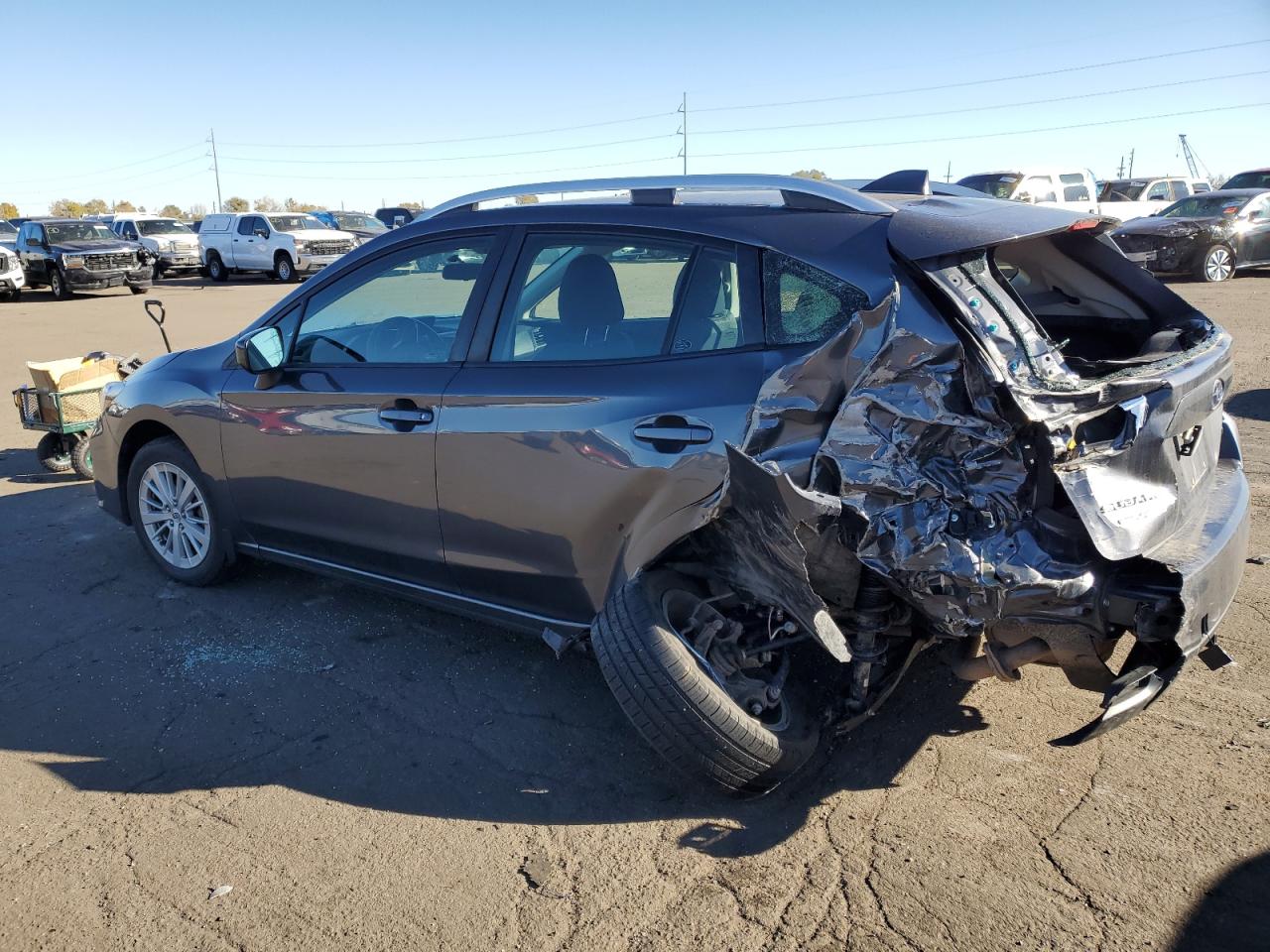 2018 Subaru Impreza VIN 4S3GTAB61J3746616 Copart auction photo, rear end damage thumbnail 2