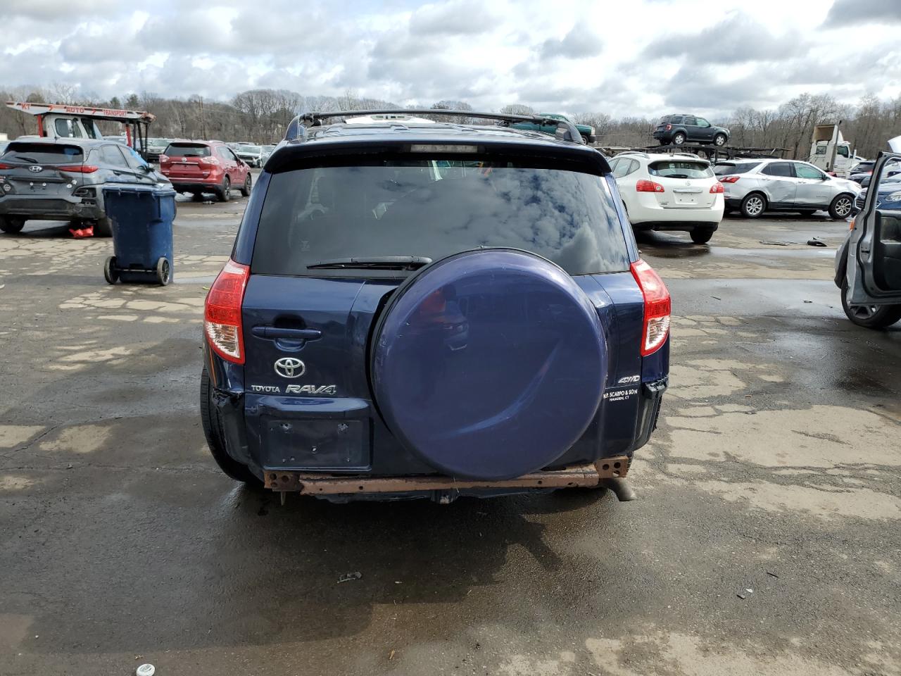 2007 Toyota RAV 4 VIN JTMBD33VX75073864 Copart auction photo, rear end damage thumbnail 6