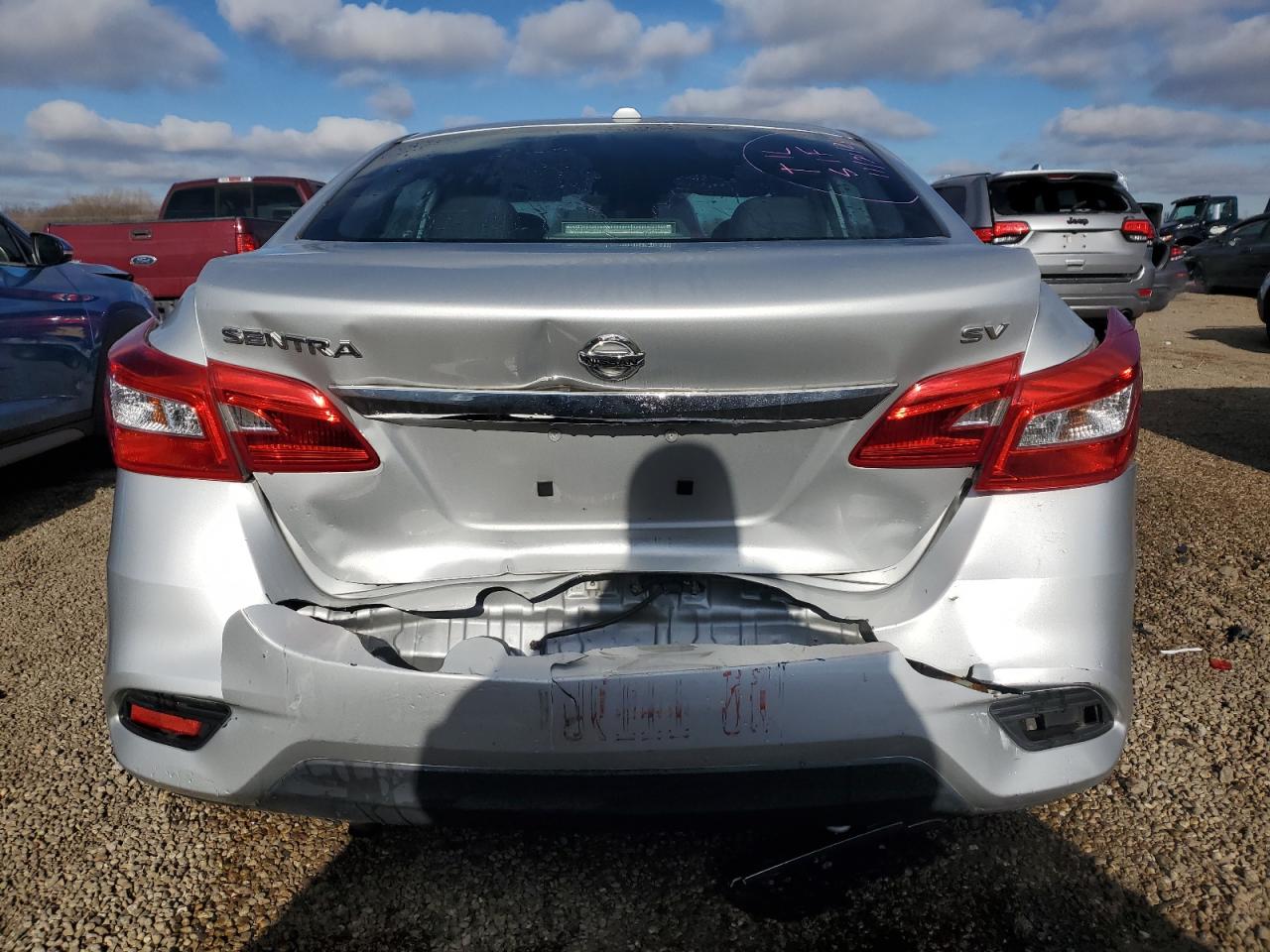 2017 Nissan Sentra VIN 3N1AB7AP9HL693879 Copart auction photo, rear end damage thumbnail 6