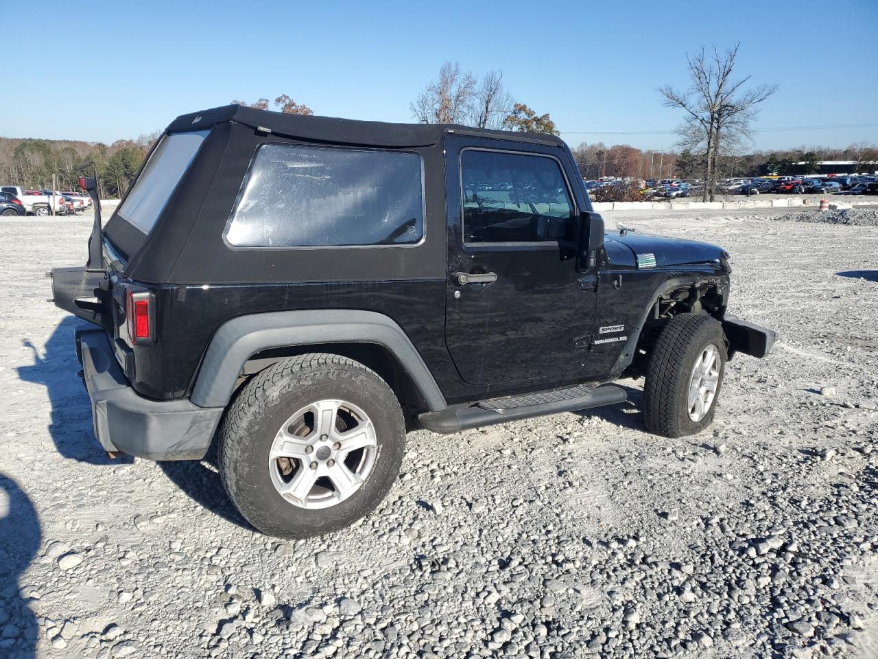 2017 Jeep Wrangler VIN 1C4AJWAG2HL596920 Copart auction photo, front end damage thumbnail 3