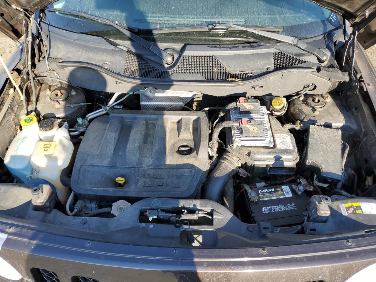 2014 Jeep Liberty (Patriot) VIN 1C4NJRFB2ED643871 Copart auction photo, front end / side damage thumbnail 13