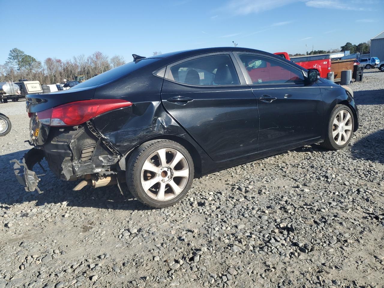 2011 Hyundai Elantra VIN 5NPDH4AE1BH034286 Copart auction photo, rear end / front end damage thumbnail 3