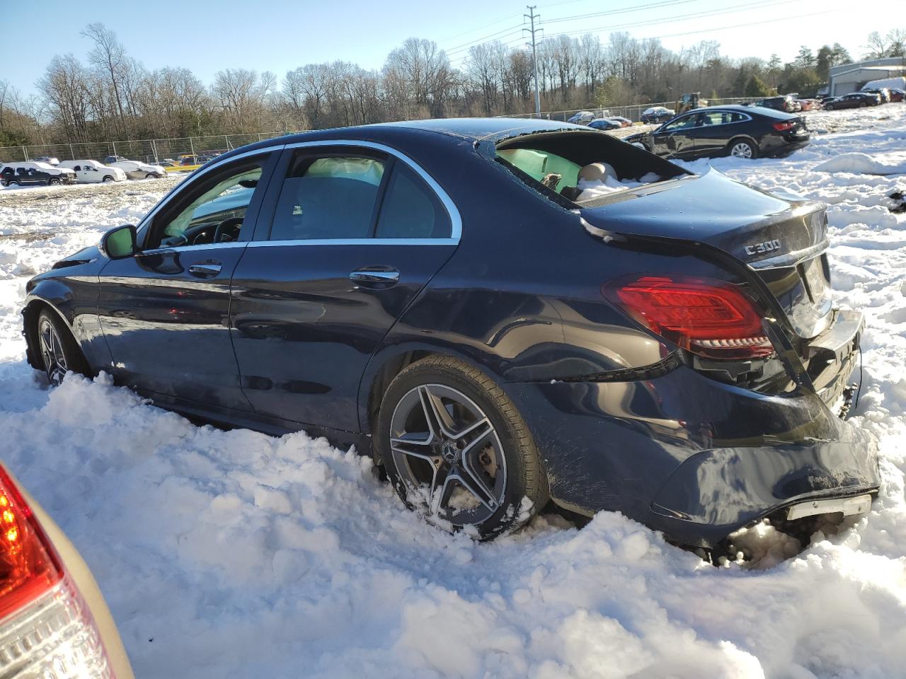 2019 Mercedes-Benz C-klasse VIN 55SWF8EB7KU283677 Copart auction photo, all over damage thumbnail 2