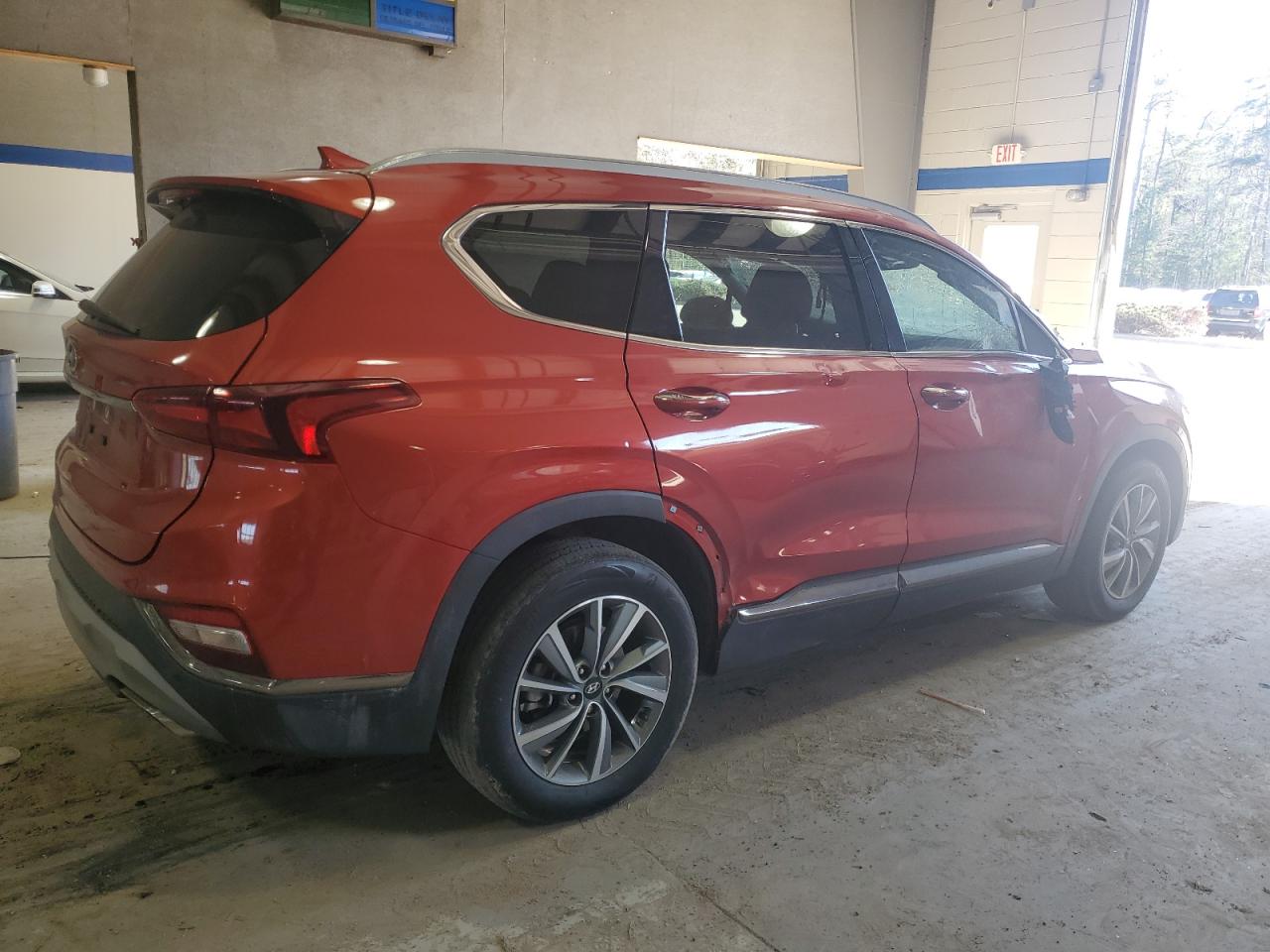 2019 Hyundai Santa Fe VIN 5NMS53AD8KH039533 Copart auction photo, rollover damage thumbnail 3