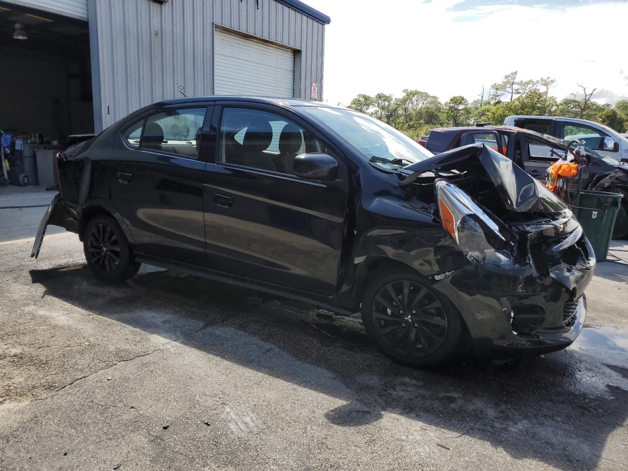 2020 Mitsubishi Mirage VIN ML32F4FJ9LHF04749 Copart auction photo, front end / rear end damage thumbnail 4