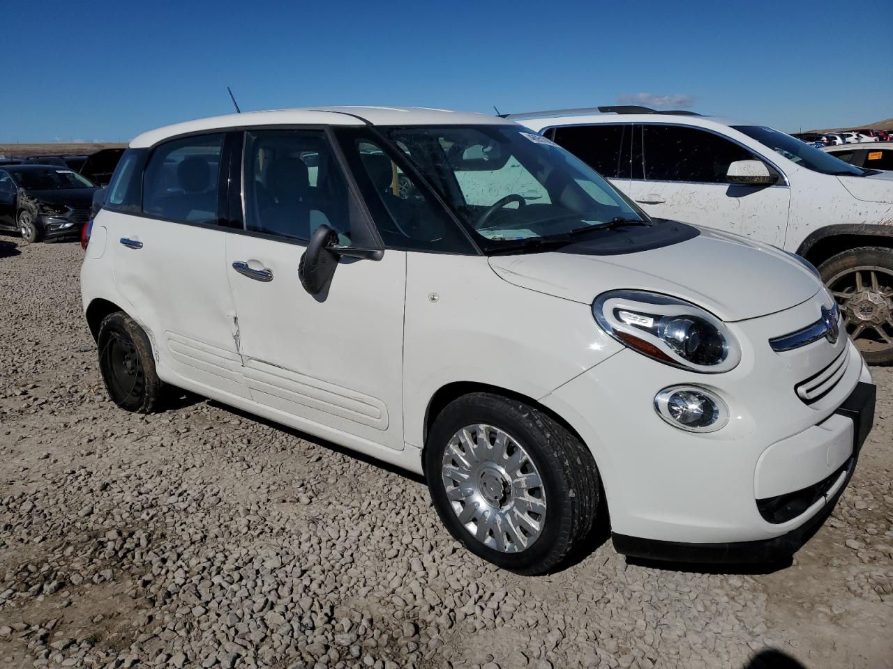 2014 Fiat 500 VIN ZFBCFAAH1EZ015571 Copart auction photo, side damage thumbnail 4