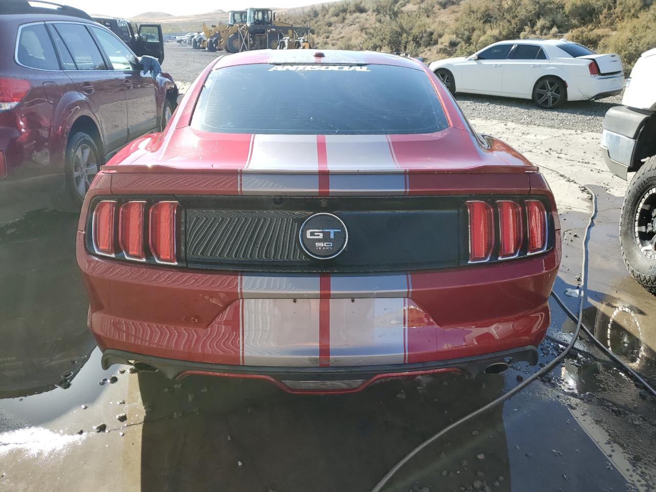 2015 Ford Mustang VIN 1FA6P8CF8F5338719 Copart auction photo, front end damage thumbnail 6