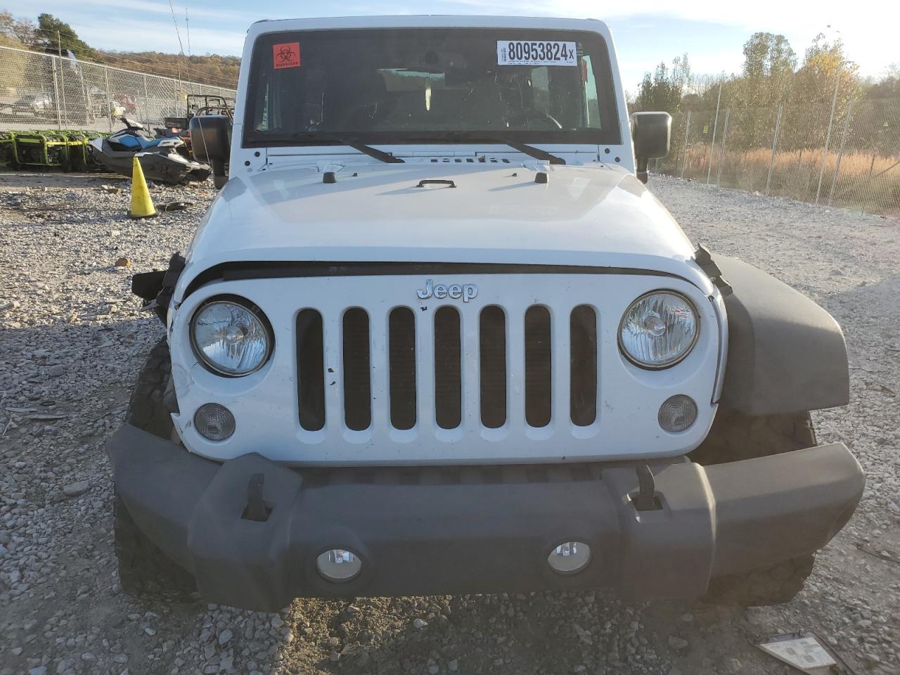2015 Jeep Wrangler VIN 1C4BJWDGXFL588559 Copart auction photo, front end damage thumbnail 5