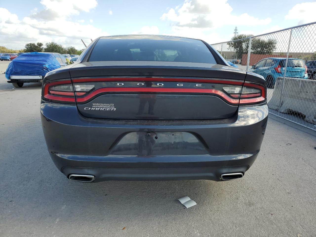 2017 Dodge Charger VIN 2C3CDXBG3HH660341 Copart auction photo, water/flood / minor dent/scratches damage thumbnail 6