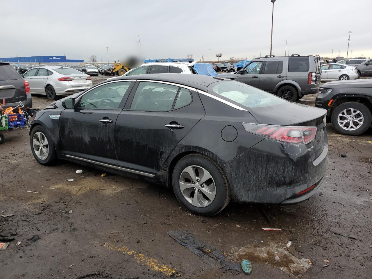 2014 KIA Optima VIN KNAGM4AD4E5066425 Copart auction photo, front end damage thumbnail 2