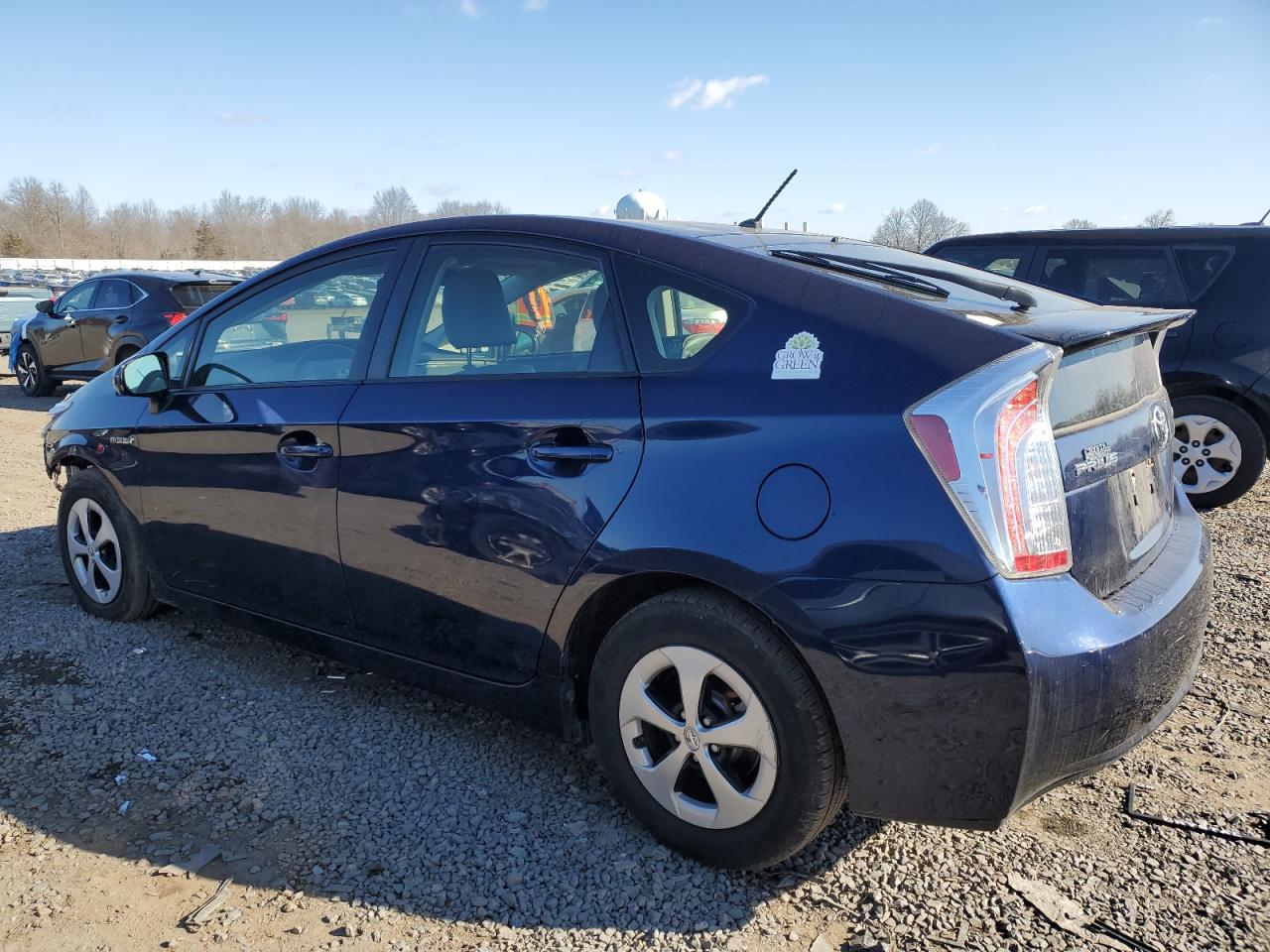 2012 Toyota Prius VIN JTDKN3DU3C1530485 Copart auction photo, front end damage thumbnail 2