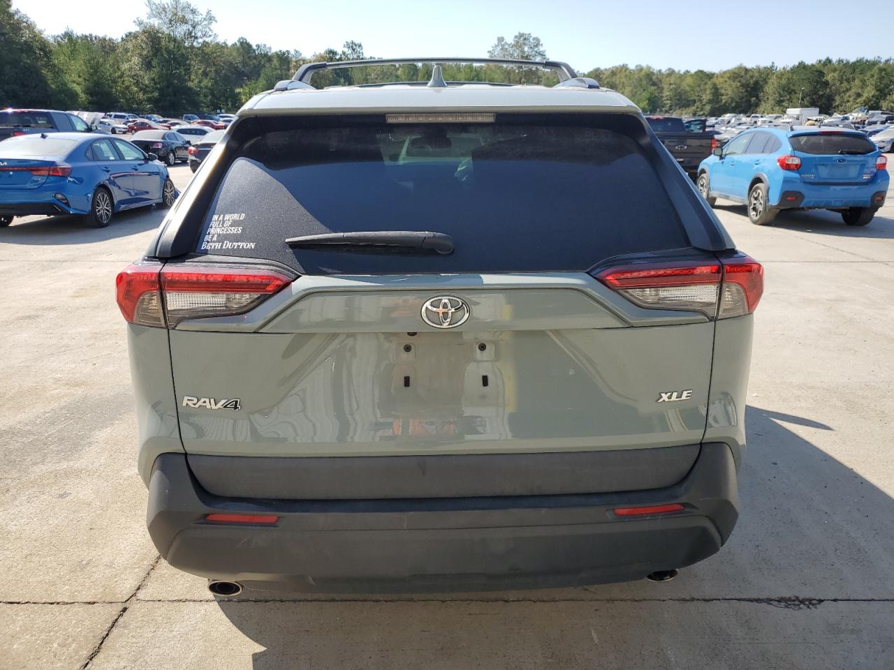 2021 Toyota RAV 4 VIN 2T3W1RFV6MW163168 Copart auction photo, front end damage thumbnail 6