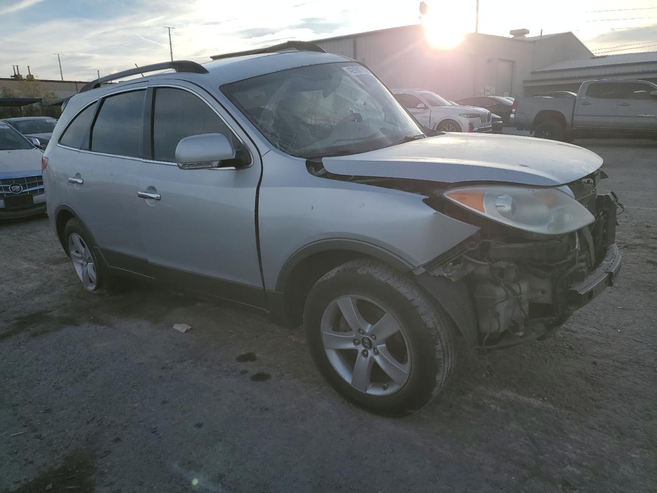 2007 Hyundai Veracruz VIN KM8NU13C77U024199 Copart auction photo, all over damage thumbnail 4