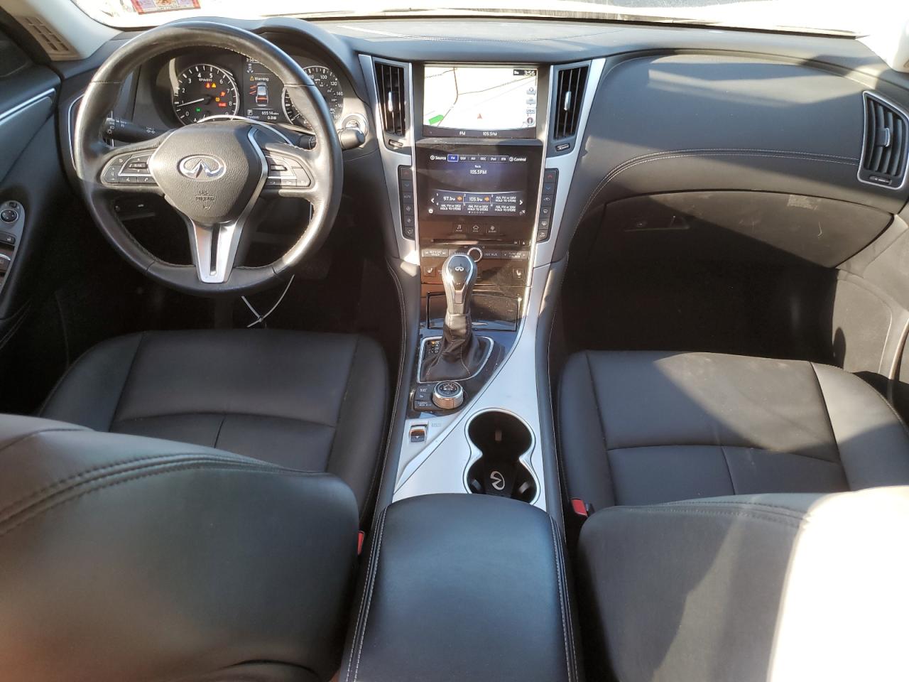 2019 Infiniti Q50 VIN JN1EV7AR6KM592547 Copart auction photo, side damage thumbnail 8