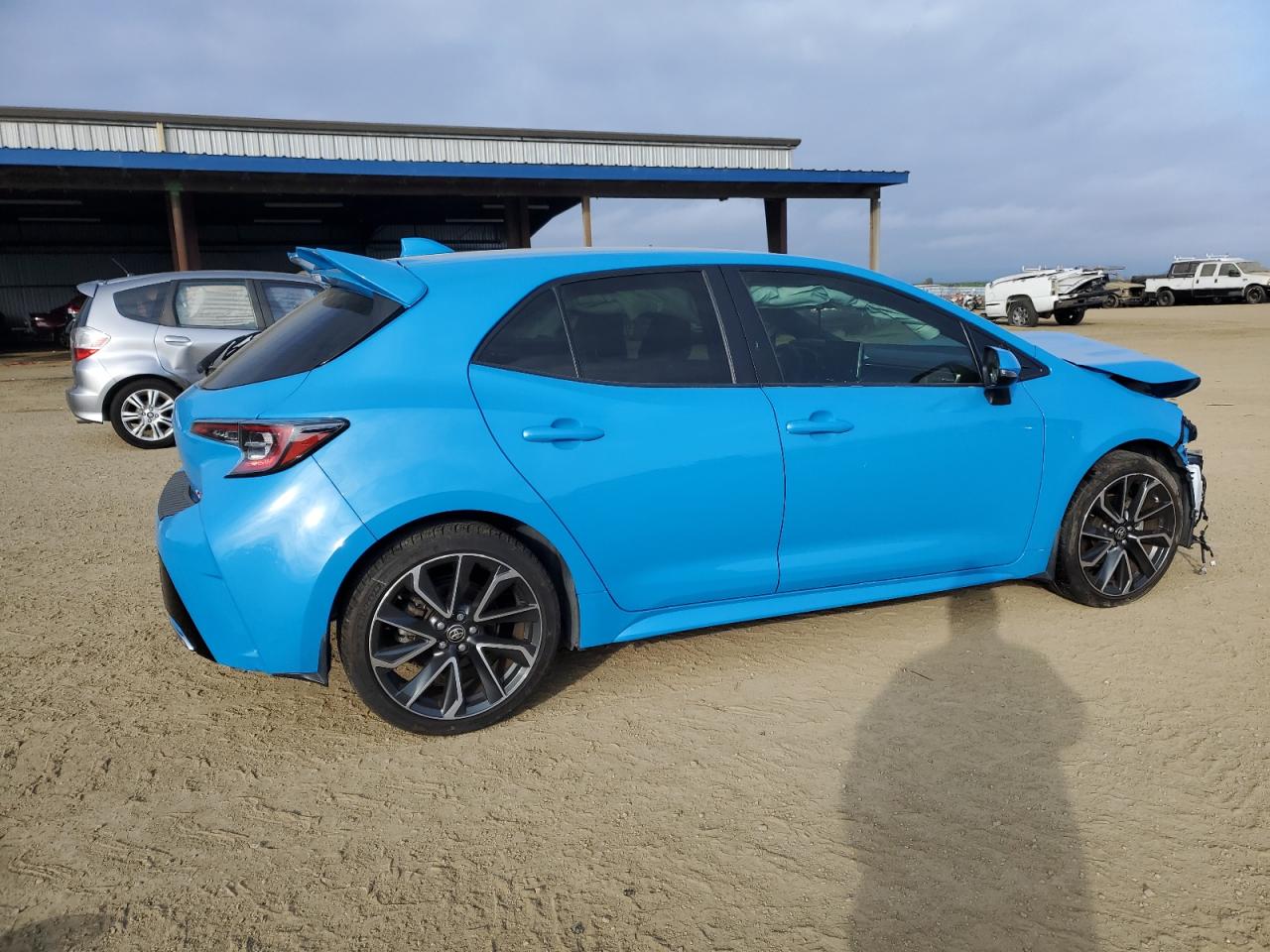 2019 Toyota Corolla VIN JTNK4RBE6K3042017 Copart auction photo, front end damage thumbnail 3