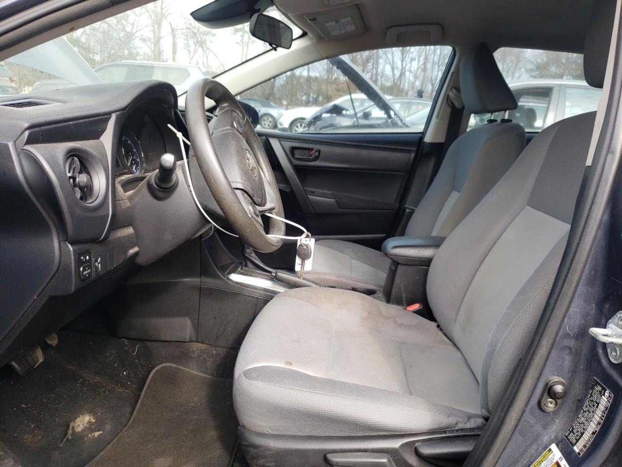 2017 Toyota Corolla VIN 5YFBURHE7HP714548 Copart auction photo, all over / rear end damage thumbnail 7